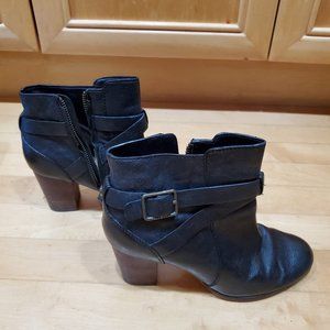 Cole Haan ZeroGrand Niles Leather Bootie, 6, Black